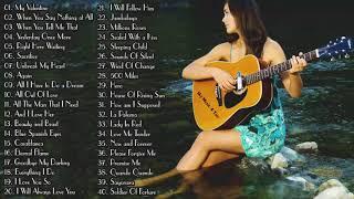 Top 50 Guitar Love Songs Instrumental  Soft Relaxing Romantic Guitar Music