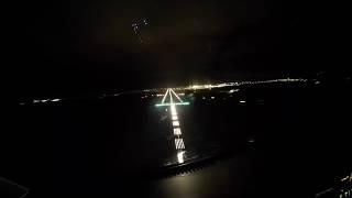 Approach into Tenerife south, RWY 25. Cockpit view. Airbus 320