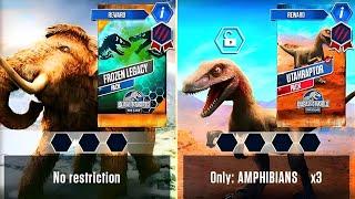 FROZEN LEGACY PACK_UTAHRAPTOR UNLOCKED | JURASSIC WORLD THE GAME