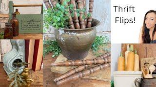 Thrift Flips for Profit | Upcycle Curb Side Finds | Industrial Farmhouse Decor | DIY Decor