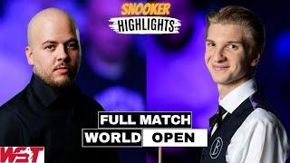 Luca Brecel vs Iulian Boiko Full Match Highlights | World Open Qualifiers Snooker 2024 