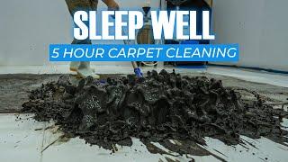 5 Hour Carpet Cleaning Helps You Sleep Well - Rug Cleaning - Stress Relief - ASMR Sleep