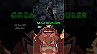 Great Devourer vs Jafar (snake)