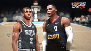 NBA2K25 ANDROID | NBA 2025 ROSTER on JUMPMAN 13 | NUGGETS (NEW LINE UP) vs SPURS (NEW LINE UP)