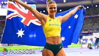 Australian Nina Kennedy finally eclipses Katie Moon for pole vault gold | Paris Olympics