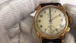 Vintage Telda Chronograph watch with Venus 170 horology