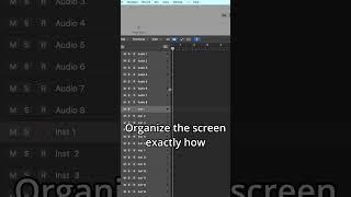 LOGIC PRO HACKS - Screen Sets #logicpro