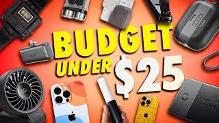 12 Budget EDC/Tech Gifts UNDER $25 for Men - Gift Guide 2024