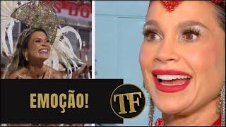 “Não tem como descrever”, Flávia Alessandra fala sobre estreia no carnaval