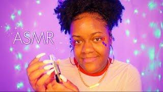 ASMR | Pure Tapping + Lid Sounds w/ Long Nails  (Relaxing)