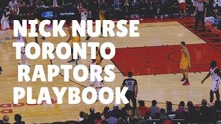 Nick Nurse Toronto Raptors NBA Basketball Playbook