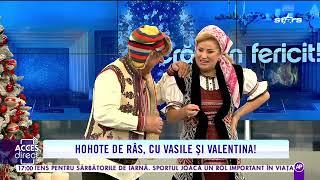 Spectacol de senzație! Vasile Muraru și Valentina Fătu prezintă sceneta „Iarna pe uliță”