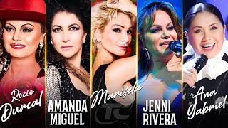 Ana Gabriel, Rocío Dúrcal, Amanda Miguel, Marisela Y Jenni Rivera Exitos Mix  Viejitas & Bonitas