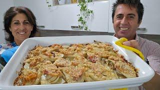 Finocchi gratinati al forno con prosciutto e formaggio - Ricetta