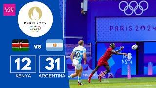 Kenya vs Argentina paris 2024 Olympics Highlights