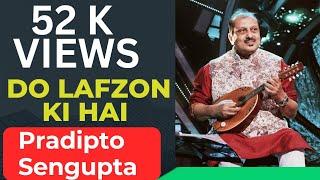 Do Lafzon Ki Hai | Mandolin | Pradipto Sengupta | Live Concert | Bangalore Mandolin Festival |