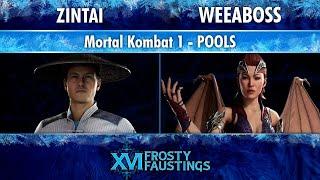 Frosty Faustings XVI Pools - Zintai (Raiden) vs Weeaboss (Nitara) - Mortal Kombat 1