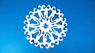 DIY paper snowflakes  How to make snowflakes for Christmas