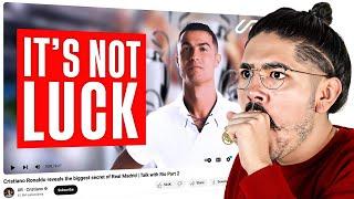 REACTING TO CRISTIANO RONALDO TALK REAL MADRID!