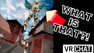 VRChat: HUGE Robot Keeps Appearing In The Sky!! | Ballsy VR