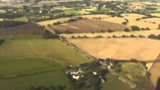 MW flies from Otherton to Askern and  the humber bridge