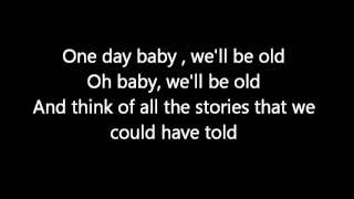 One Day Lyrics Asaf Avidan