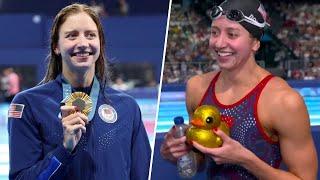 In Paris, Kate Douglass wins gold — and a golden rubber ducky!