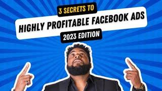 eCom Ecom Hacker TV: 3 Secrets To Highly Profitable Facebook Ads in 2023