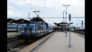 Eisenbahnsommer in Tschechien 004 - Zugverkehr in Pilsen HBf am 24.07.2024