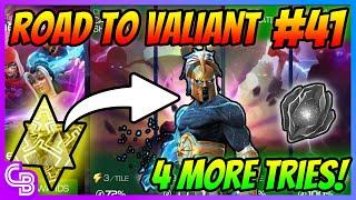 Farming Crystals + Almost 8.1 DONE | EP41 FTP Valiant | Marvel Contest of Champions