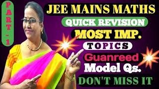 JEE MAINS MATHS QUICK REVISION- MATHEMATICAL  REASONING Guaranteed model MATHS SUPER TIPS AND TRICKS