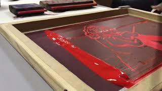 Printmaking: Screen Printing using Drawing Fluid