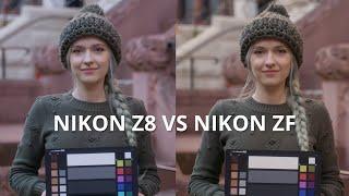 Nikon ZF vs Nikon Z8 Video Quality (Sharpness, Color, Noise)