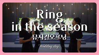 Wedding song _ 결혼식필수 오프닝공연 / 뮤지컬겨울왕국ost - Ring in the season #대전icc #대전icc본식후기 #본식dvd