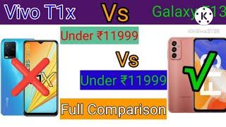 Vivo T1x Vs Samsung Galaxy F13 Full comparison || Vivo T1x Vs Samsung Galaxy F13 #samsunggalaxym13