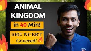 Animal Kingdom in 40 Min! | Fast Revision ONE SHOT| NCERT Line to Line | Class 11 | NEET