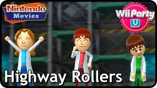 Wii Party U - Highway Rollers (3 players, Myrte vs Maurits vs Rik)