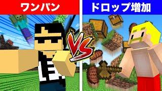 ワンパン VSドロップ増加の世界でエンドラ討伐！【マイクラ】