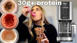 3 High Protein Ninja Creami Recipes -  EASY and HEALTHY!