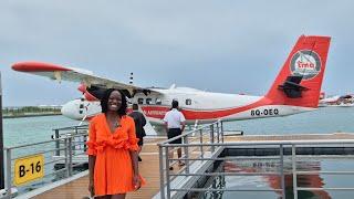 Kenyan Girl SOLO Maldives Trip (Part 4) | Flying a Seaplane The First Time | NOT What I Expected