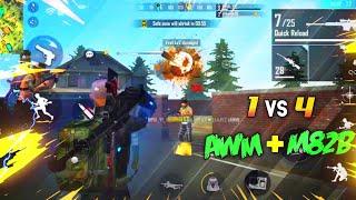 Solo Vs Squad - AWM+M82B Best Combo || Headshot Kill Highlights ||Mr Bipul Gaming|| Garena Free Fire