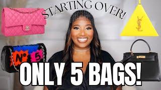 DESIGNER BAGS WORTH BUYING! STARTING OVER WITH 5 LUXURY BAGS |POCKETSANDBOWS