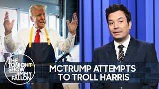 Trump Attempts to Troll Harris by Working at McDonald's, NY Liberty Win First WNBA Title