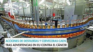 Acciones de destilerías y cerveceras caen tras advertencias en EU contra el cáncer