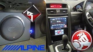 Holden VE Commodore Part Stereo & Dash Removal + Dual 12" Subwoofer Install