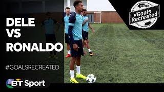 Dele Alli recreates Ronaldo's free-kick v Portsmouth | #GoalsRecreated