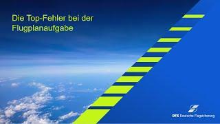 AIS-C: Top-Fehler bei Flugplanaufgabe