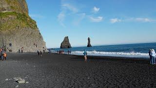 ICELAND'S BLACK SAND BEACHES: REYNISFJARA AND DIAMOND BEACH (4K)