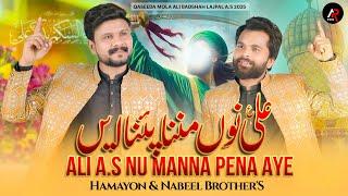 Ali Nu Manna Pena Aye - Hamayon & Nabeel Brothers | Qasida Mola Ali As - 2025 | New Qasida