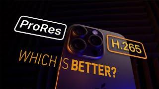 iPhone: H.265 Vs ProRes! which is BETTER?